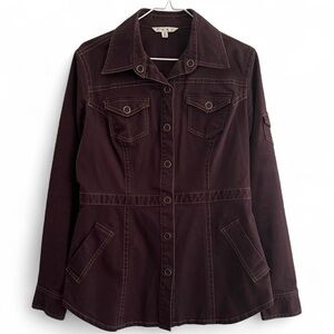 CAbi Raisin Utility Jacket (M)